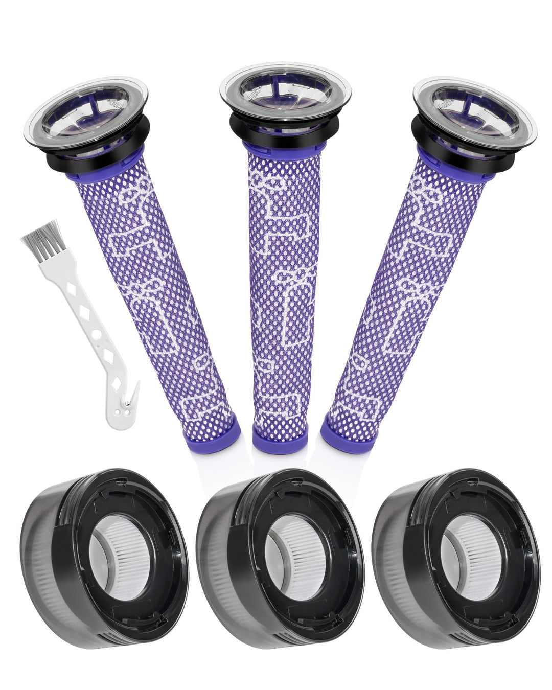 Filter Set für Dyson V8 Cyclone V8 Focus Mattress V8 Advanced Staubsauger | Kompatibel mit V8 origin