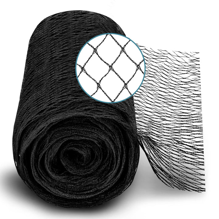 Xcelenze - 2x10m Teichnetz feinmaschig (18x18mm) robust, witterungs- & UV beständig Schwarz | Vogeln