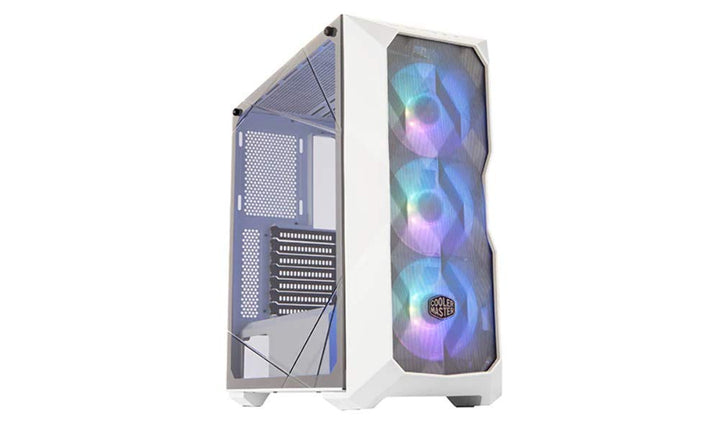 Cooler Master MasterBox TD500 Mesh - ARGB-PC-Gehäuse mit 3 vorinstallierten Lüftern x 120 mm, gehärt