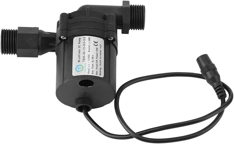 Zerodis Bierpumpe DC 12V 18W Pump Homebrew Pumpenzirkulation Brushless Bierpumpen für das Bierbrauen