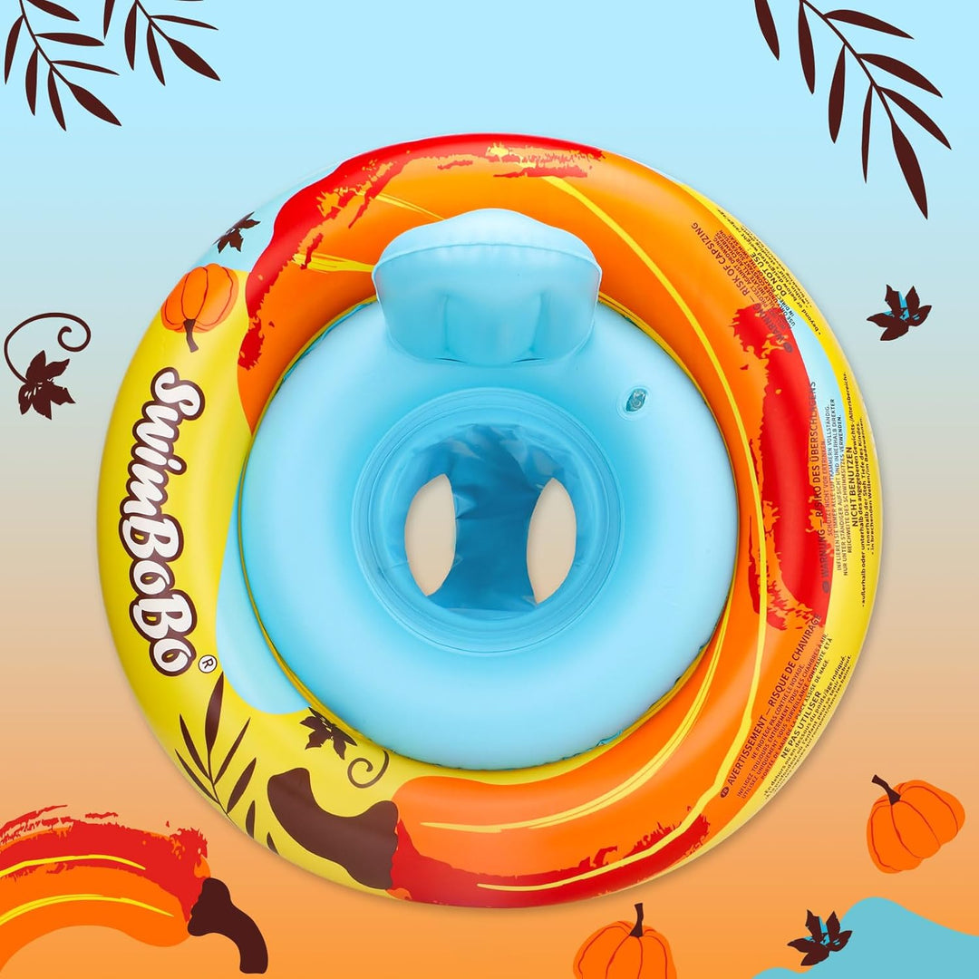 Swimbobo Baby Schwimmring, Schwimmhilfe Sicher und sichtbar auf dem Wasser, Schwimmsitz Kleinkinder,