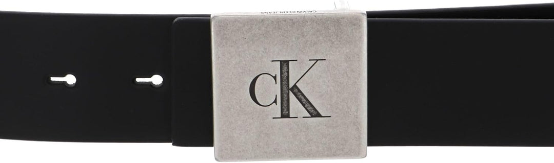Calvin Klein Square Plaque Reversible Belt W85 Black/Bitter Brown