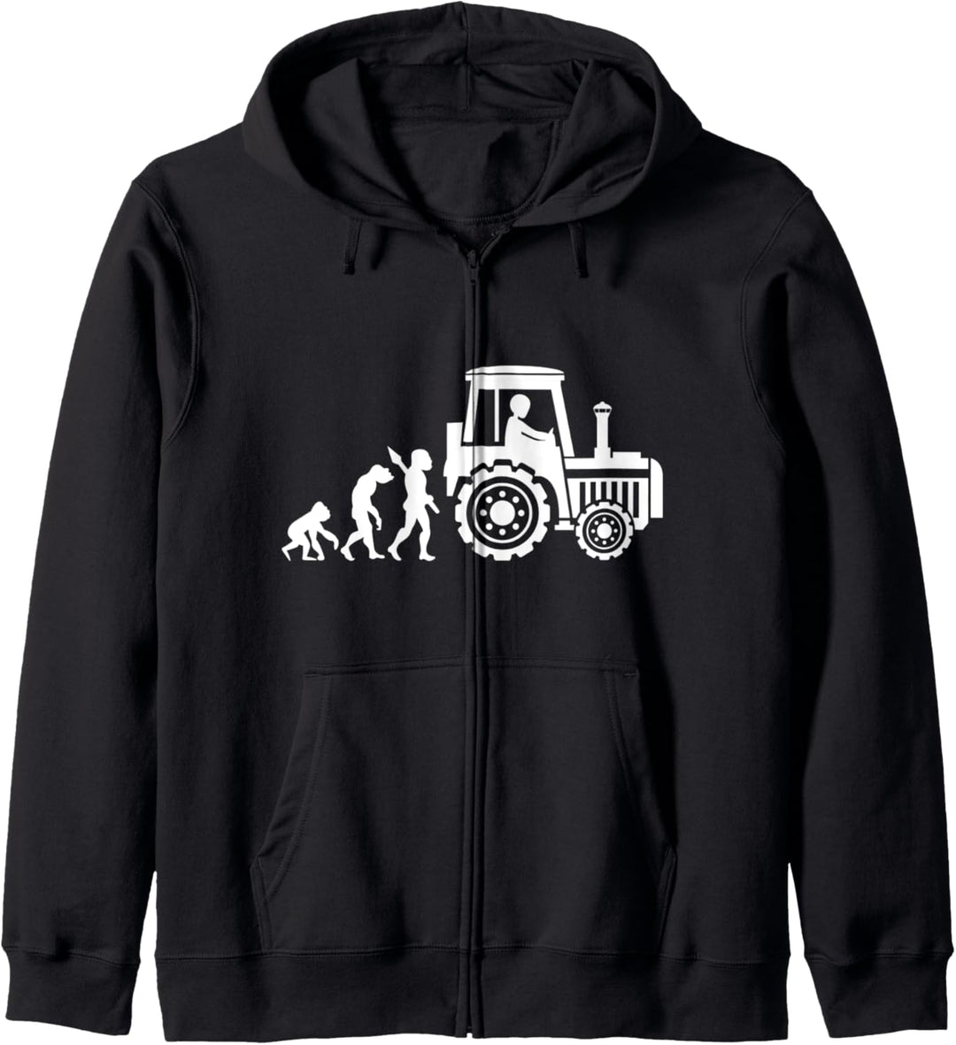 Traktor Bauer Landwirt Traktorist Trecker Ackerbau Evolution Kapuzenjacke