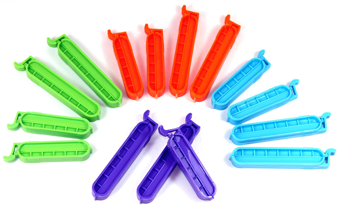 Gefrierbeutelclips 96 Stk. Frischhalteclips Verschlussclips Tütenclips Clips Beutelclips Beutelversc