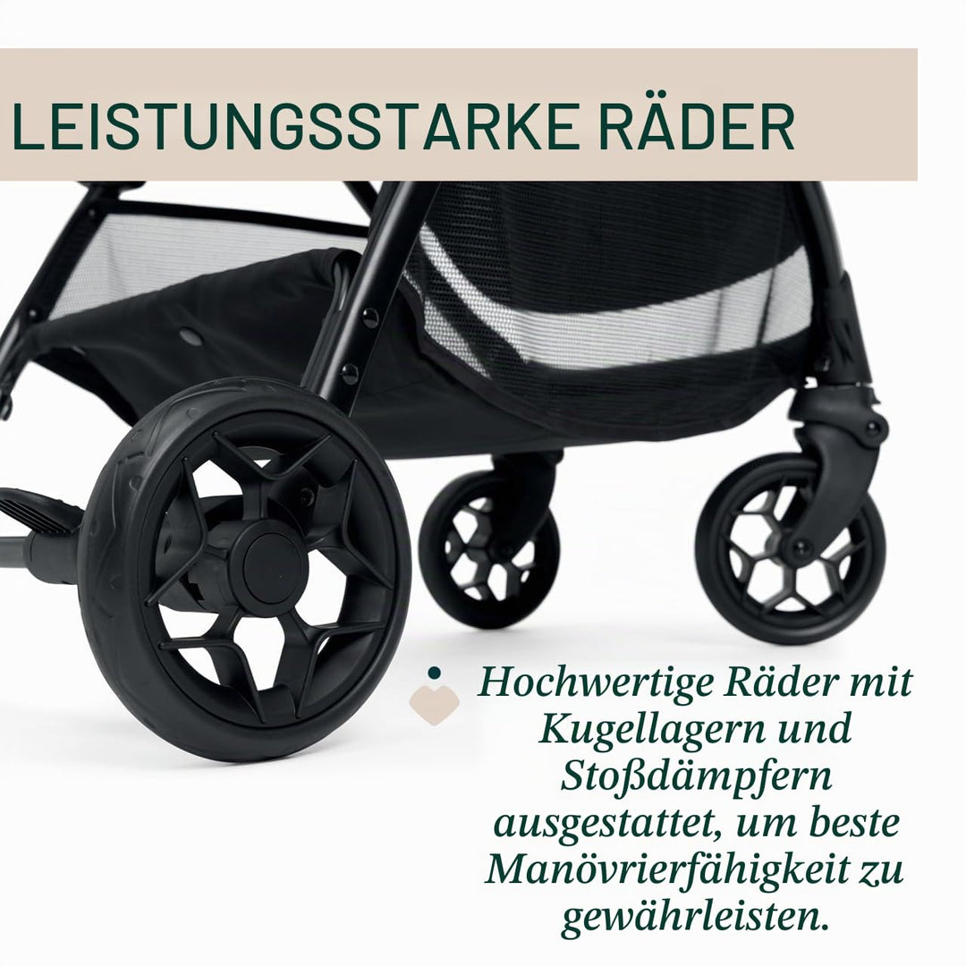 Chicco Glee Kinderwagen, Buggy praktisch und leicht, automatischer Verschluss, breiter und bequemer