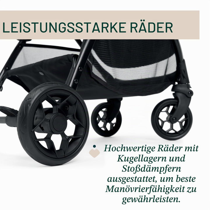 Chicco Glee Kinderwagen, Buggy praktisch und leicht, automatischer Verschluss, breiter und bequemer