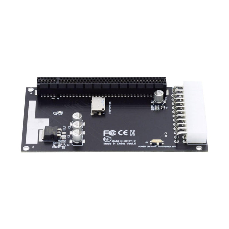 chenyang Oculink SFF-8612 4X auf PCIE X16 PCI-Express Adapter mit ATX 24Pin Power Port für Mainboard