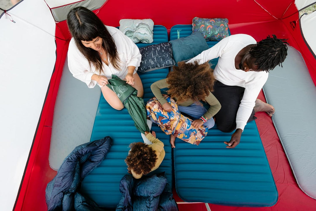 Cascade Therm-a-Rest komprimierbares Kissen mit Kordelzug, Campingkissen, Farbe:Topowave, Grösse: L