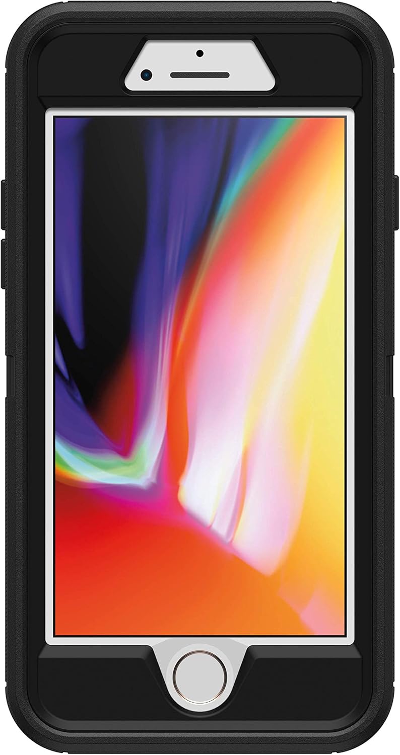 OtterBox Defender Series Schutzhülle für iPhone SE (3. und 2. Generation) und iPhone 8/7, Schwarz sc