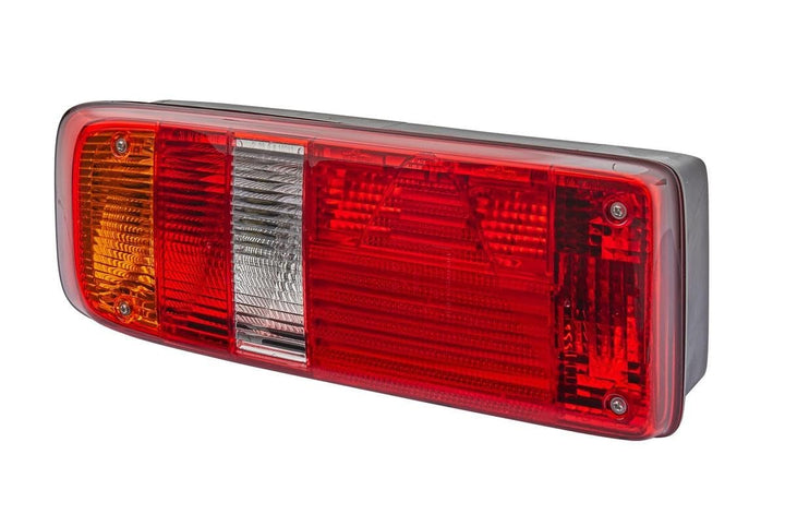 HELLA - Heckleuchte - EasyConn I - Glühlampe - 24V - Anbau/geschraubt - Lichtscheibenfarbe: mehrfarb