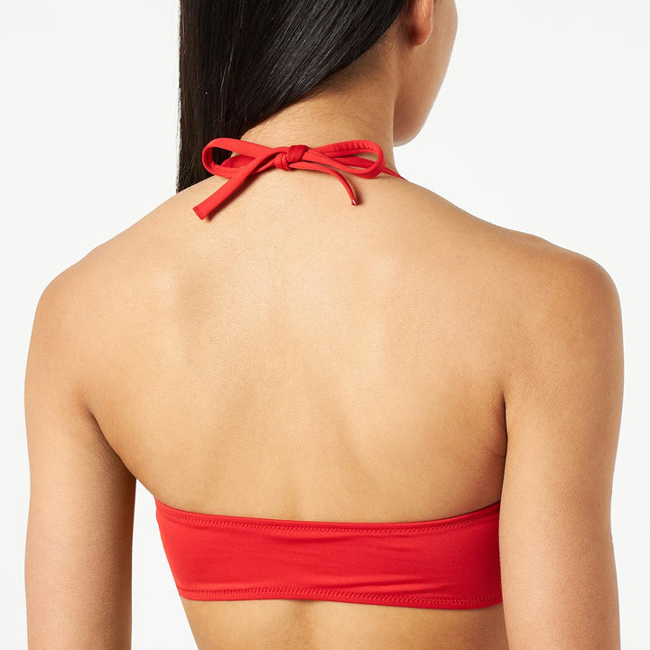 Calvin Klein Damen Bandeau Bikinioberteil Gepolstert L Cajun Red, L Cajun Red