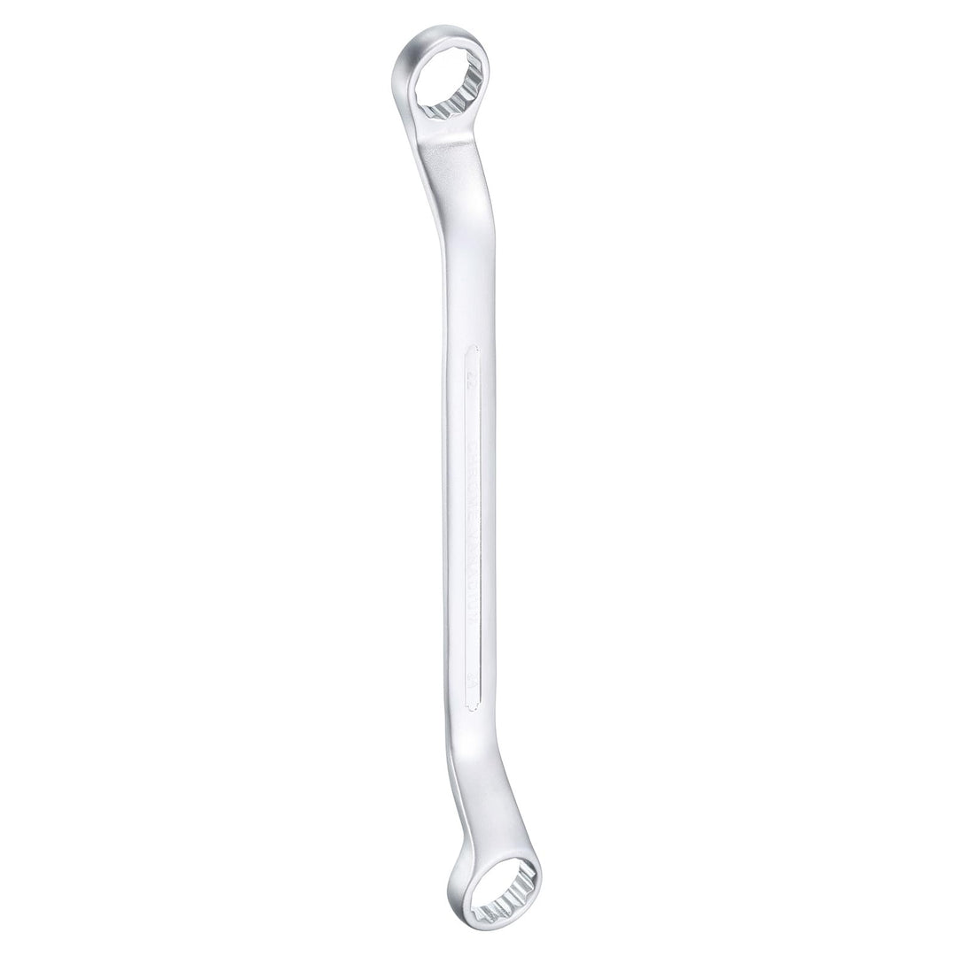 QUARKZMAN 45 Grad Offset Doppel-Ringschlüssel 22 mm x 24 mm, 12-Punkt-Metrischer CR-V-Doppelringschl