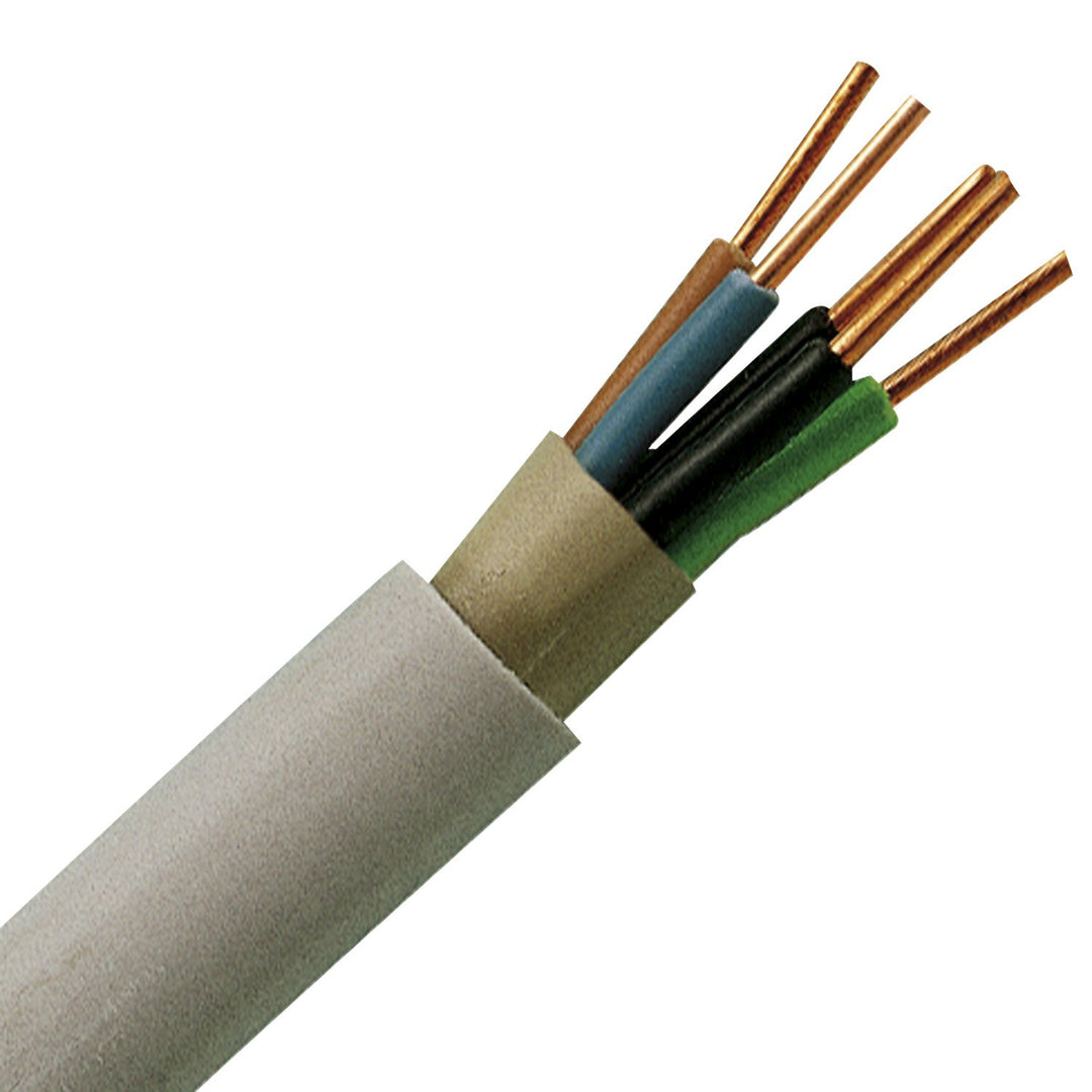 Kopp 153025000 Mantel-Leitung NYM-J 5 x 1.5 mm², 25 m, grau 25 m-Ring Single, 25 m-Ring Single