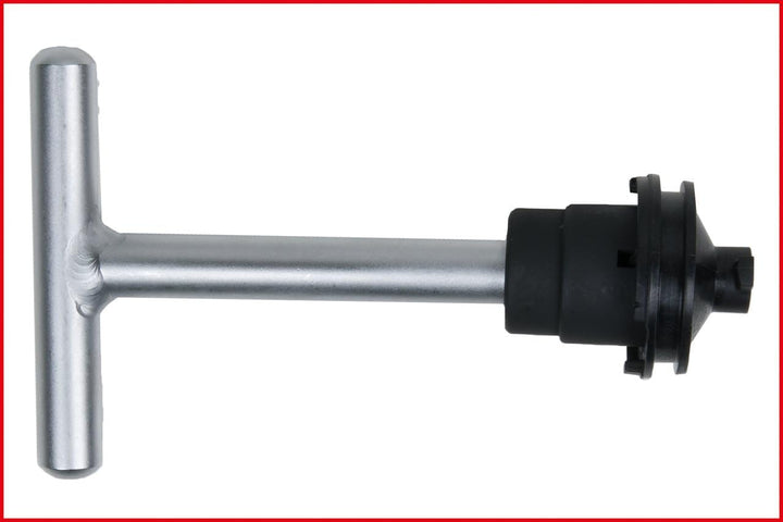 KS Tools 150.1020 1/4"+3/8" Öldienst-Spezialprofil-Satz für Kunststoff-Ölablassschrauben, 5-teilig
