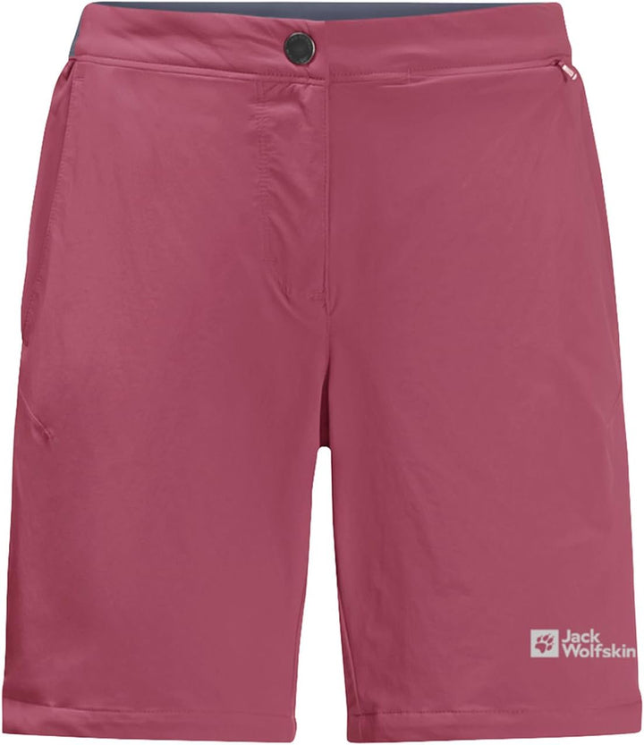 Jack Wolfskin Damen Hilltop Trail W Shorts 36 Sangria Red, 36 Sangria Red