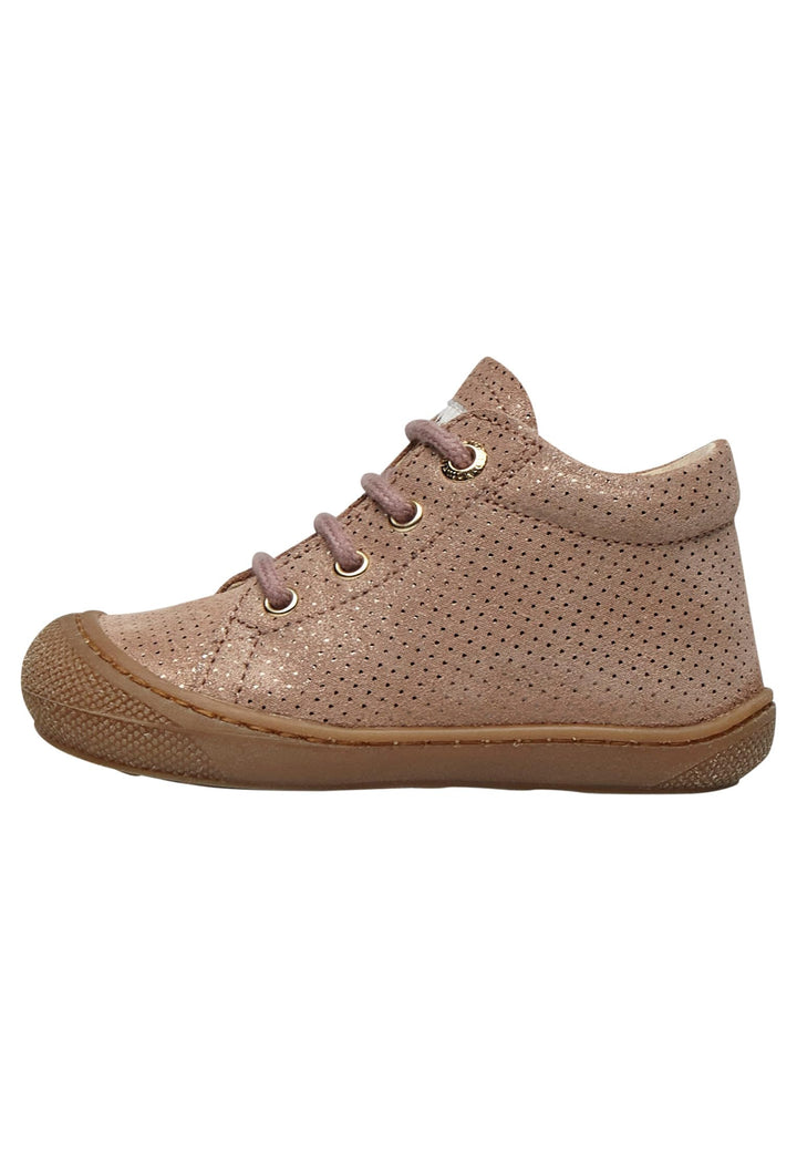 Naturino Lauflernschuhe aus Metallic 18 EU Altrosa, 18 EU Altrosa