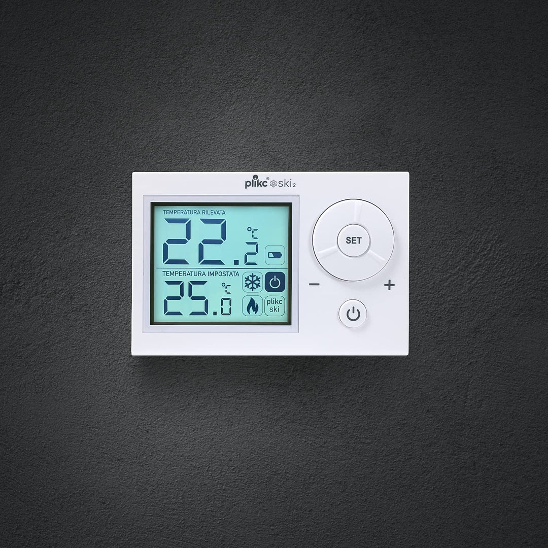 Digitales Raumthermostat SKI 2 (weiss), Weiss