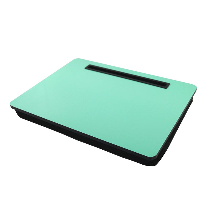 PrimoLiving Knietablett mit Tablet-Halterung - 41x28,2x7,5 cm – Tablett als Laptop-Notebook-Unterlag
