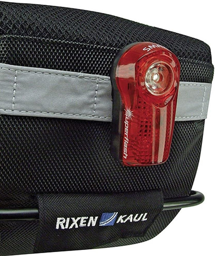 KLICKFix Unisex-Adult Contour Magnum SA Satteltasche, Schwarz, One Size Bundle mit Contour Adapter,