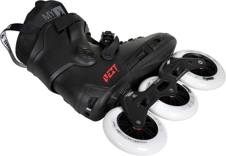 Powerslide Inline Skate Next Core Black 110, für Urban und Fitness, für Damen und Herren Gr. 36-47,