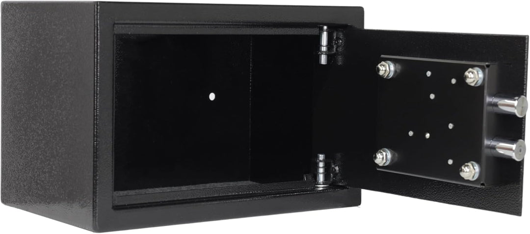 Möbeltresor Safe Tresor Geldschrank Wandtresor Wandsafe Schlüssel Wertsachen S1 - schwarz S Schwarz,