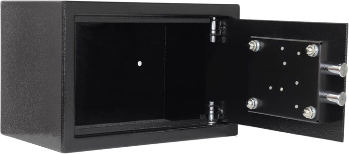 Möbeltresor Safe Tresor Geldschrank Wandtresor Wandsafe Schlüssel Wertsachen S1 - schwarz S Schwarz,
