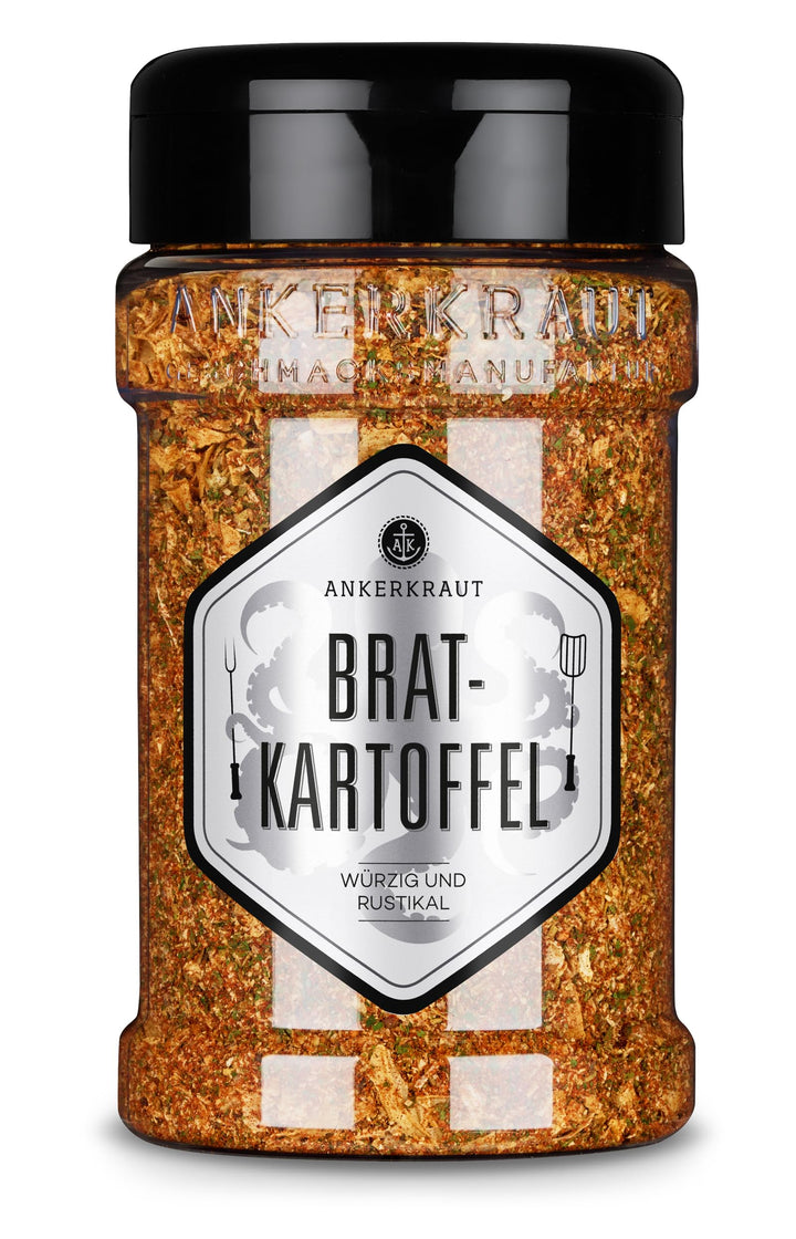 Ankerkraut Bratkartoffel, Gewürzzubereitung für Kartoffeln, Ofen-Kartoffel würzen, Wedges selber mac