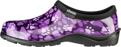 Principle Plastics Sloggers Damen Regenschuhe mit Pfotenabdruckmotiv, Violett Size 6 violett 37 EU,