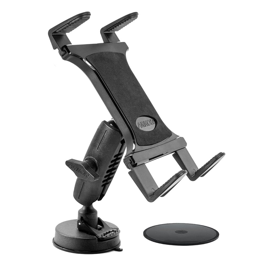 ARKON Tablet-Halterung mit Saugnapf für Apple iPad Air 2, iPad Pro, iPad 4, 3, Galaxy Tablets, Schwa