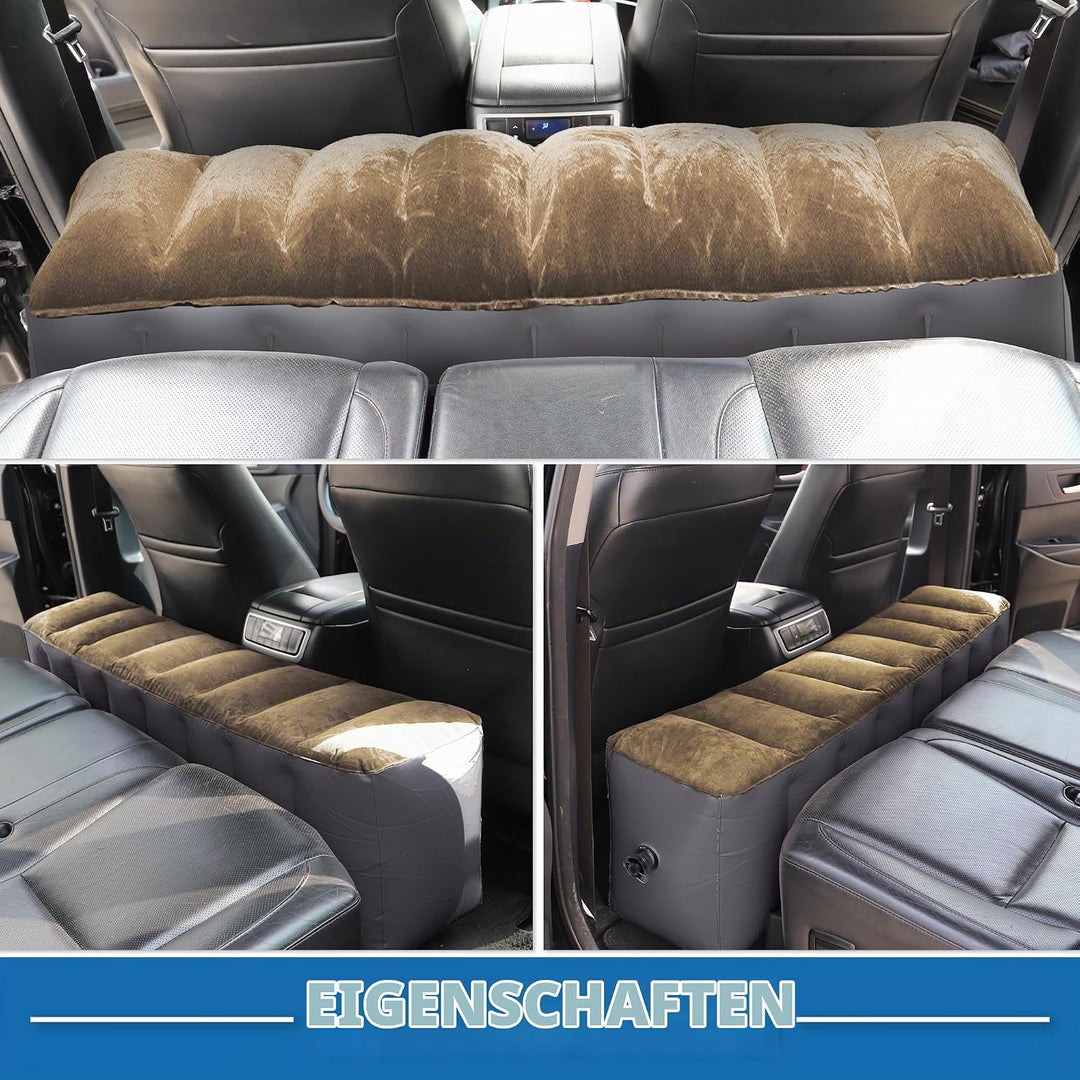 Auto-Matratze Schlafmatte Luftbett zum Nickerchen Reisen Braun Grau
