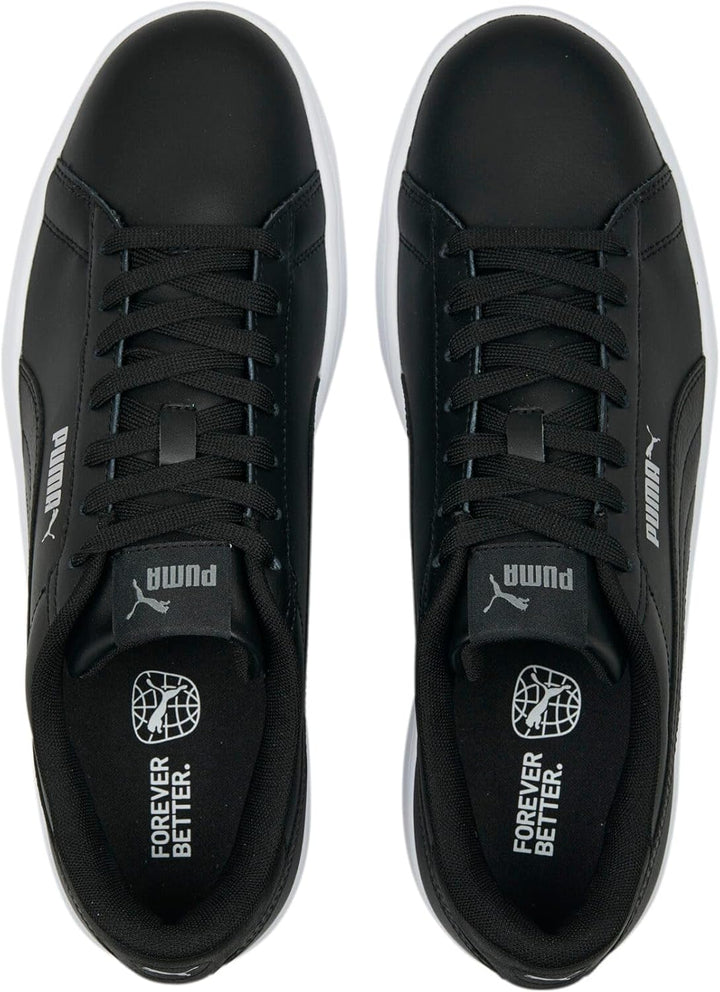 PUMA Herren Smash 3.0 L Sneaker 36 EU Puma Black Puma Black Puma White, 36 EU Puma Black Puma Black