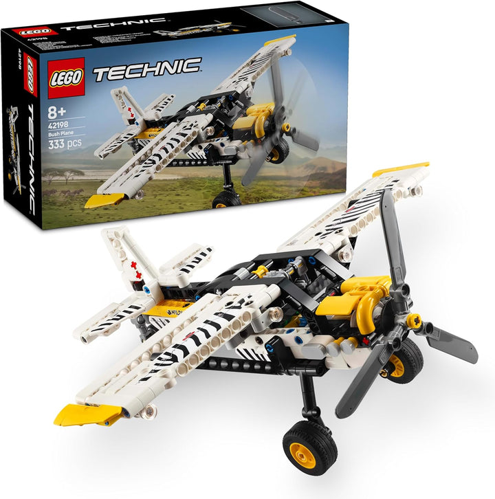 LEGO Technic Propellerflugzeug, Baubares Flugzeug Spielzeug für Kinder, Geschenk für Jungen und Mädc