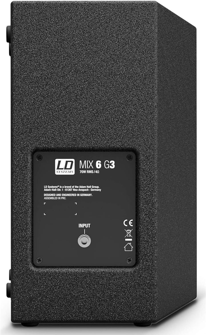 LD Systems MIX 6 2 G3 - Passiver 2-Weg Slave-Lautsprecher für LD Systems MIX 6 A G3