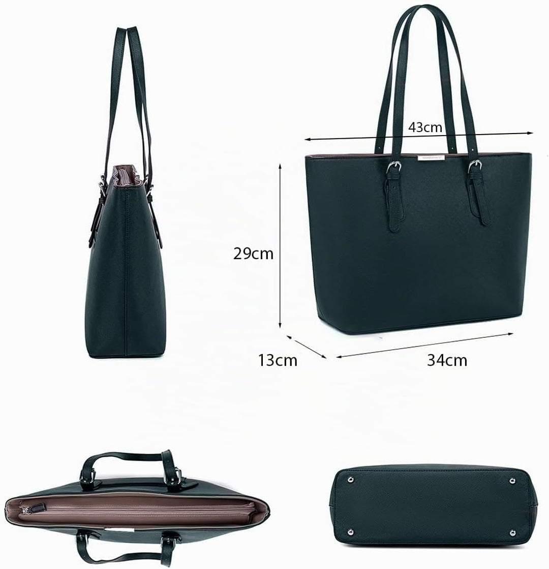 David Jones - Damen Shopper Handtasche - Frau Henkeltasche Grosse Tote PU Leder - Tasche Schultertas