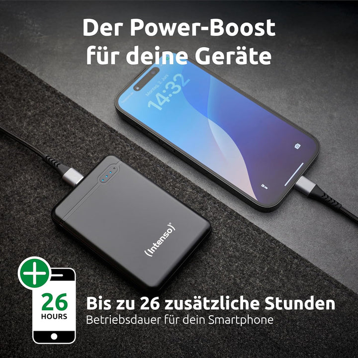 Intenso Powerbank XS 5000, externes Ladegerät (5000mAh, geeignet für Smartphone/Tablet PC/MP3 Player