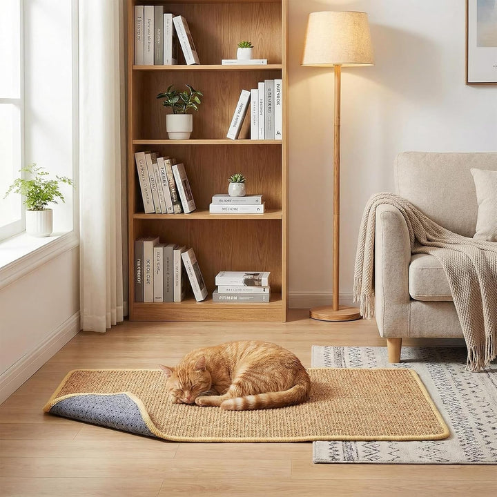 1 Stück Kratzmatte Katze 40x100CM Kratzbretter Natürliche Sisal Kratzmatte Katzenkratzmatte Kratzsch