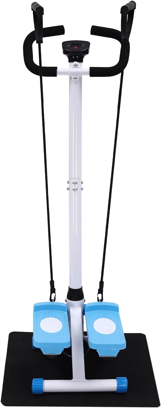 Swing Side Stepper Fitness Swing Stepper mit Lenker, Hometrainer bis 150 kg 29 * 39 * 110cm,Übung St