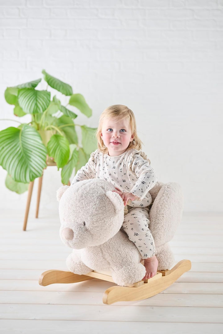Nattou Rocking Toy Bear Teddy, 59 cm, Teddy Beige