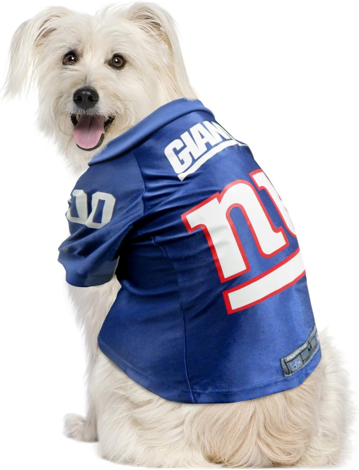 NFL Premium Pet Jersey New York M (Neck: 13", Girth: 15"-20", Back: 12"), New York M (Neck: 13", Gir