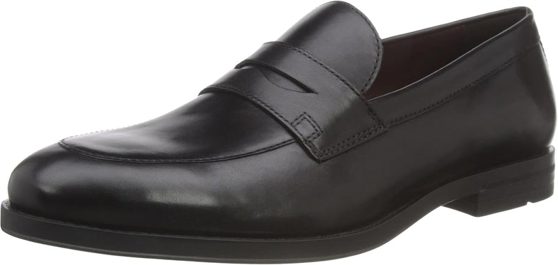 Geox Herren U Decio B Moccasin 41.5 EU Schwarz, 41.5 EU Schwarz