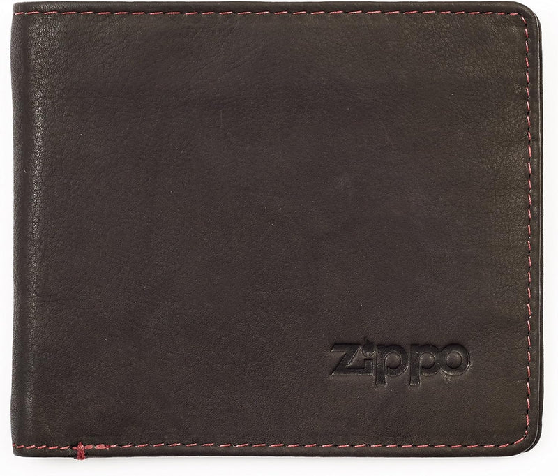 Zippo Herren Zweifachgefaltete Brieftasche Mokka Geldbörse Braun (Mokka) 1x10x11 cm (B x H x T) Brau