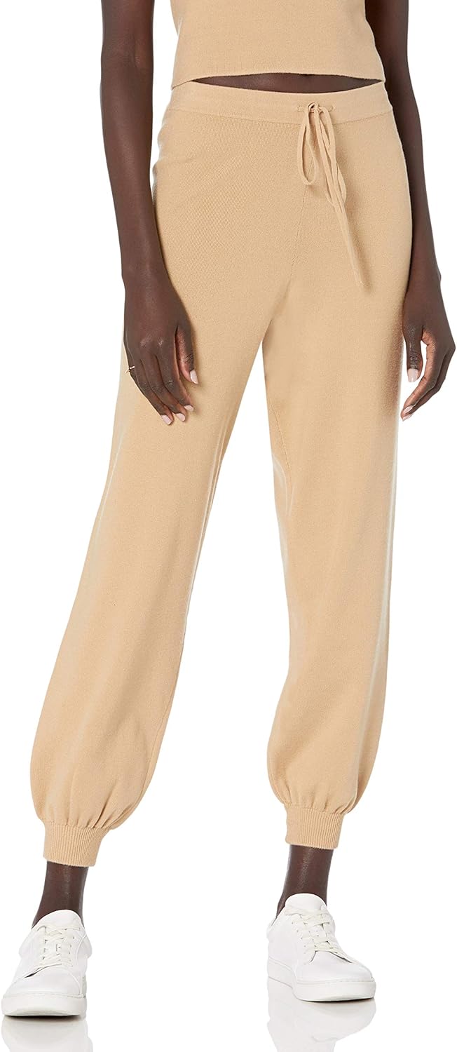 The Drop Maddie superweiche Strick-Jogginghose mit lockerer Passform, für Damen XS Curds & Whey, XS
