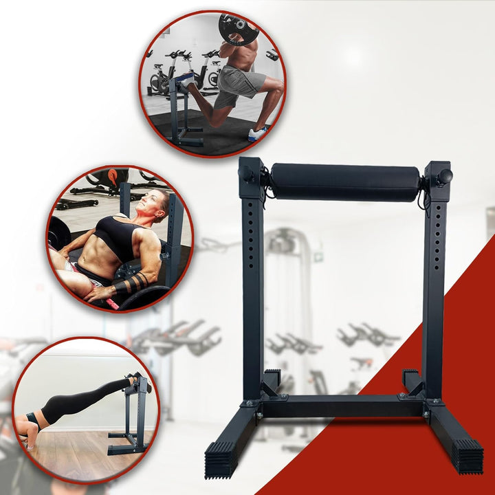 Verstellbarer Bulgarian Split Squat Ständer – Einbein-Kniebeugen Trainer Für Home Gym, Heavy Duty St