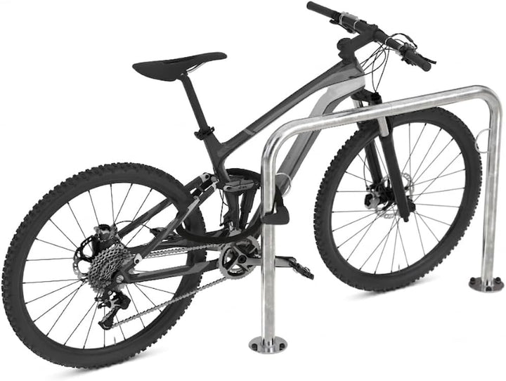 Fahrradanlehnsystem Trust 21 | 3er Pack | zum Aufdübeln | 1000mm | mit Ringösen | Fahrradständer für