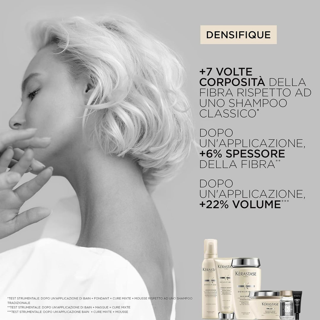 Kérastase | Shampoo für feines und dünnes Männerhaar, Verdichtendes Haarbad mit Biotin, Bain Densité