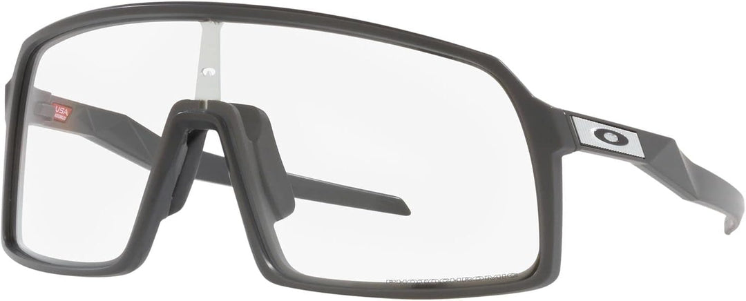 Oakley Herren Oo9406 Sutro Sonnenbrille (1er Pack) 37 mm Mattes Carbon/Transparent Bis Schwarz, Phot