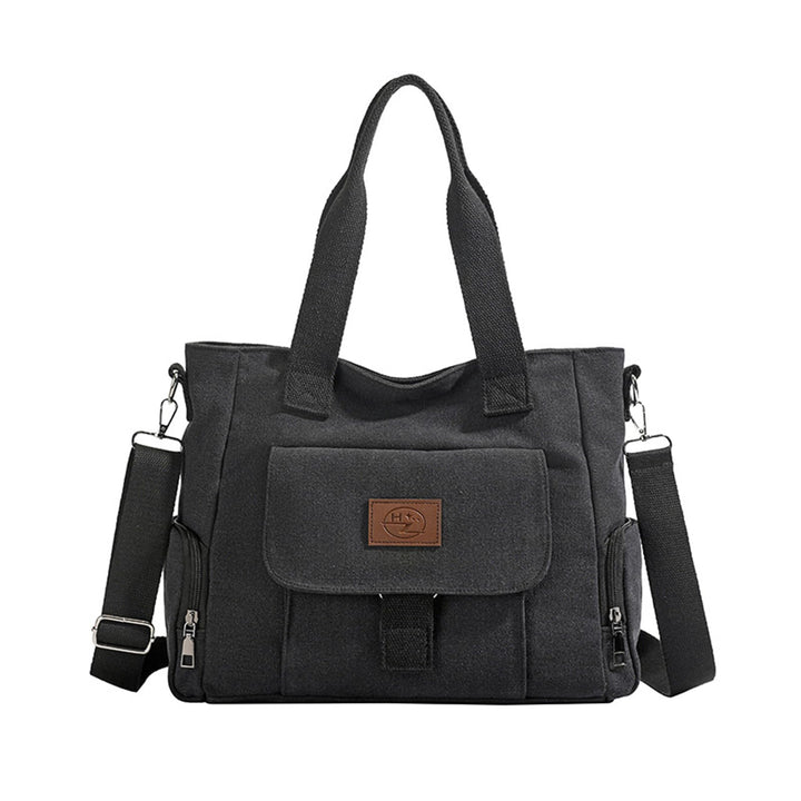 CORIOS Damen Canvas Umhängetasche Grosse Kapazität Schultertasche Handtasche Multifunktionale Tote B