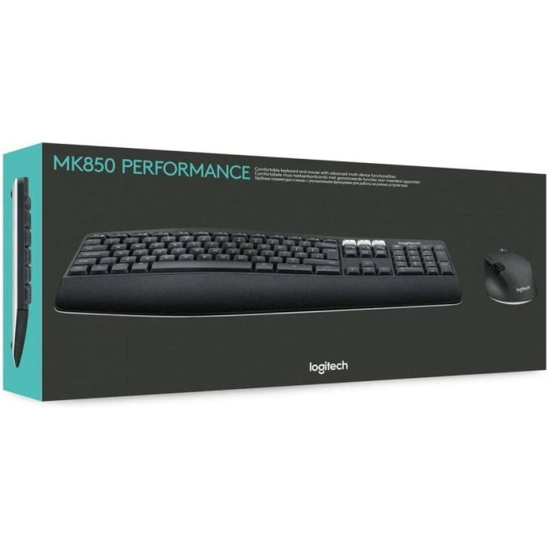 Logitech MK850 Performance Kabelloses Tastatur-Maus-Set, Bluetooth & 2.4 GHz Verbindung via USB-Empf