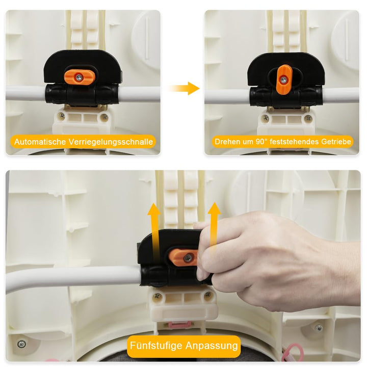 Lauflernhilfe für Babys mit leisen Rädern für Kinder Jungen und Mädchen – faltbarer Lauflernwagen fü