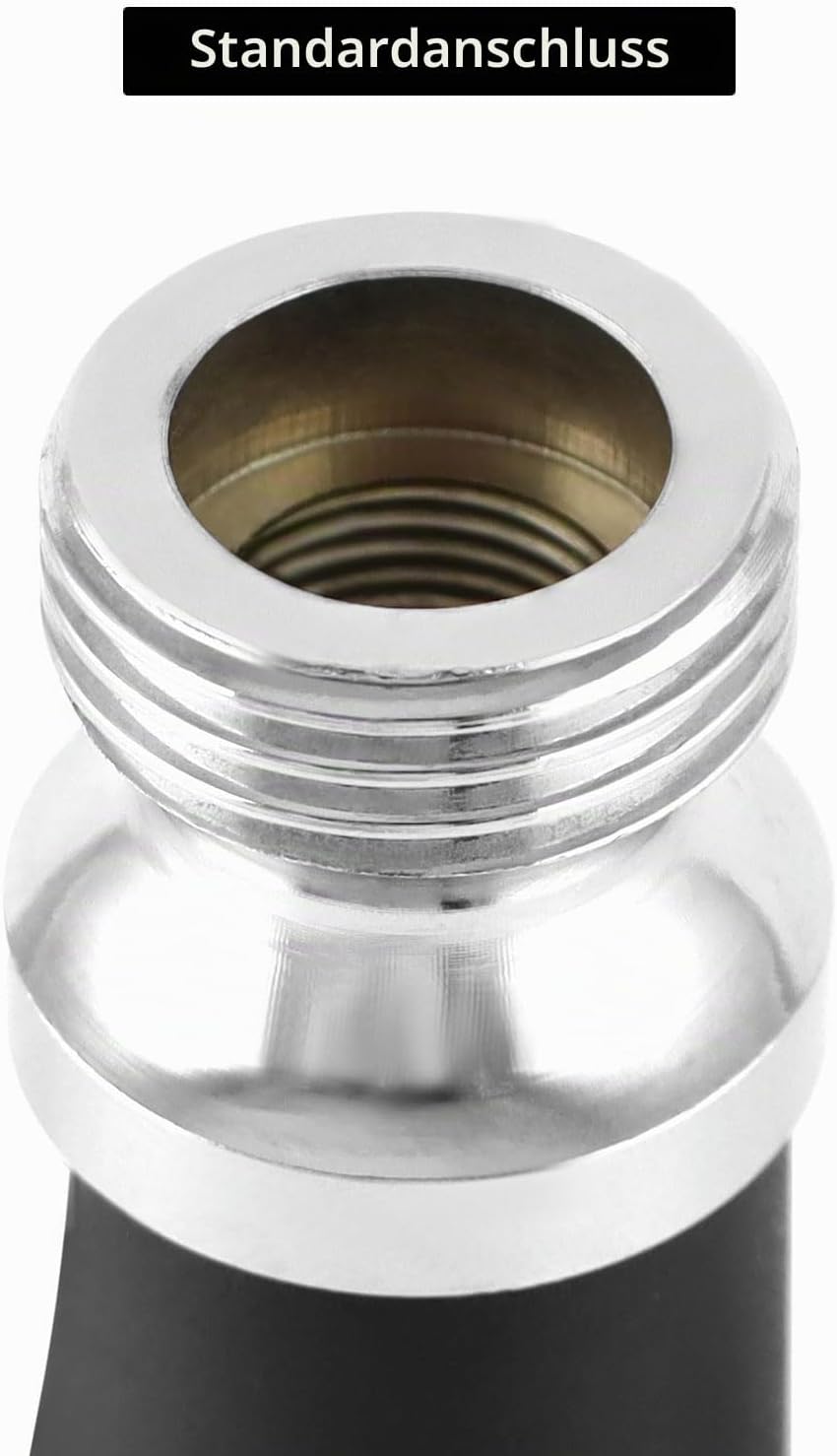 QWORK® Messing Handbrause inkl. Feststellbügel, Sprühkopf für Küchenspüle-Wasserhahn - Universeller